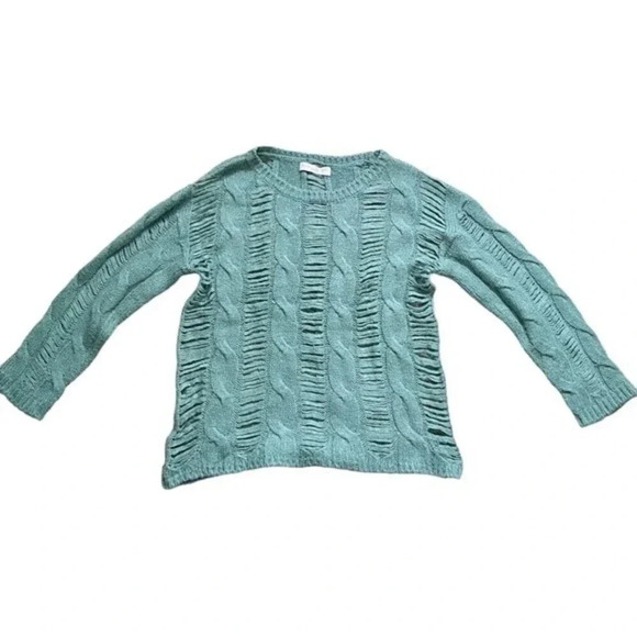 Stella McCartney Cable Knit Distressed Sweater Oversized - Picture 4 of 10